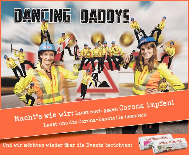 Nicht nur im Karneval sorgen sie für Stimmung: die DANCING DADDYS und ihre Trainerinnen. | Foto: Dancing Daddys