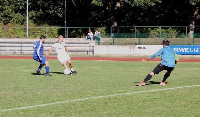 Mike Hanke im Straf-Raum Dribbling | Foto: eigenes Bild