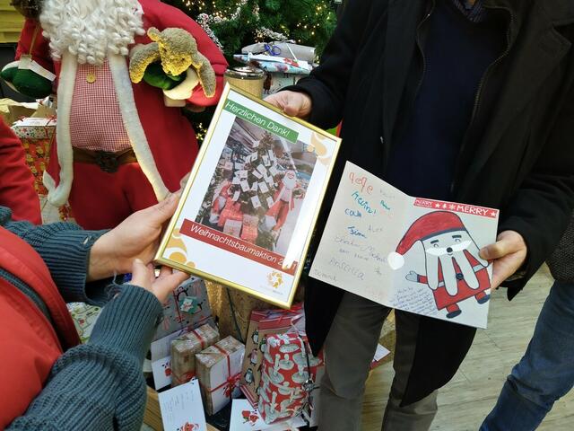 Kinder aus einer Wohngruppe bedankten sich mit diesem selbstgebasteltem Dankeschön. | Foto: Mutabor