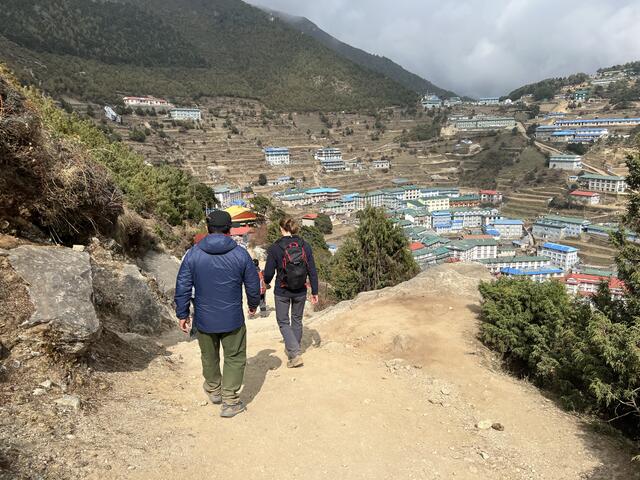 Oberhalb von Namche Bazar