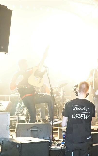 Live on air. Das Team der Open Stage Flittard.  | Foto: © Dirk Conrads