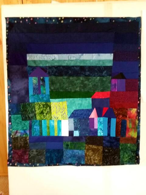 Beate Creydt ist mit ihrer Quiltkunst bei der Ausstellung am 21. und 22. Mai 2022 in Glessen vertreten.  | Foto: Beate Creydt