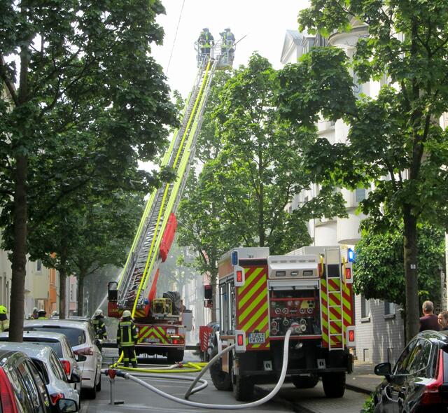 Dachstuhlbrand in Opladen DANKE an alle Einsatzkräfte! Leverkusen