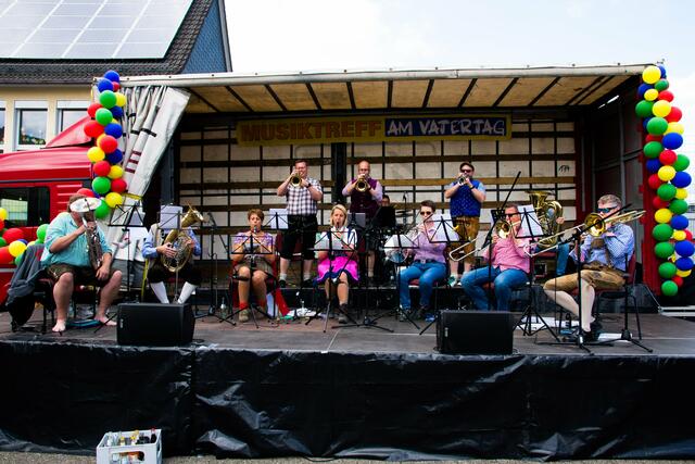 "Original fidele Eselländer" der Musikgemeinschaft Bechen e. V. | Foto: Roland M. Scheuermeyer