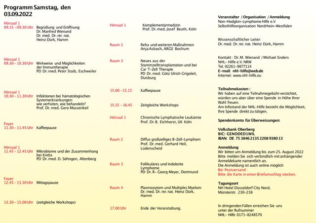 Flyer zum Symposium | Foto: Bildrechte: Michael Enders