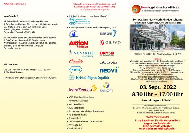 Flyer zu Symposium  | Foto: Bildrechte: Michael Enders