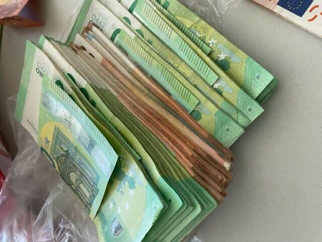 Sichergestellter Geldbetrag | Foto: Polizei