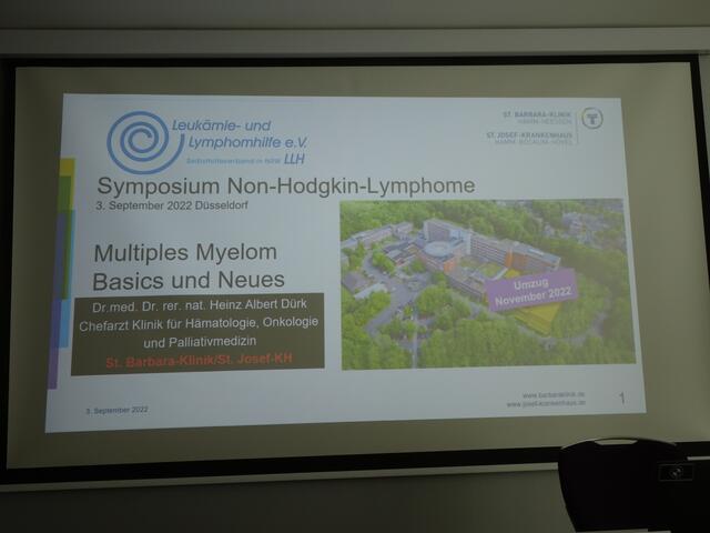 Multiples Myelom Vortrag | Foto: Bildrechte: Norbert Herod