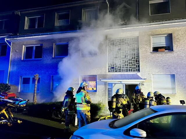 Feuerwehreinsatz im Stadtteil Hand. Foto: Feuerwehr GL