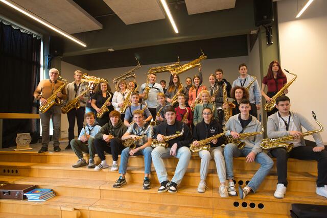 Das Orchester der Musikschule La Musica stellt sich vor: Die Saxofone | Foto: ©Torsten Rabe