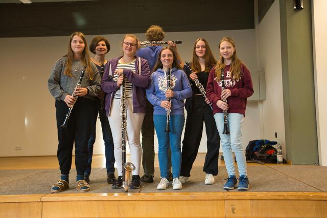 Das Orchester der Musikschule La Musica stellt sich vor: Die Klarinetten | Foto: ©Torsten Rabe