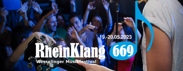 Am 20. Mai 2021 findet nun das 11. Wesselinger Musikfestival RheinKlang 669 statt. Der Einstieg ist am Vorabend, 19. Mai 2021, ab 19 Uhr im Restaurant Op D'r Eck in Berzdorf mit zwei Bands. Am Samstag gibt es dann auf einer Bühne an der Rheintreppe, vor St. Germanus sowie vor dem CBT Wohnhaus St. Lucia und in einigen Kneipen und Cafés Musik von vielen Musikern und Bands!   | Foto: David Langhals