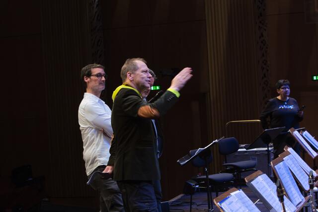 Und immer wieder gibt es sowohl von Posaunist Ludwig Nuss... | Foto: Torsten Rabe