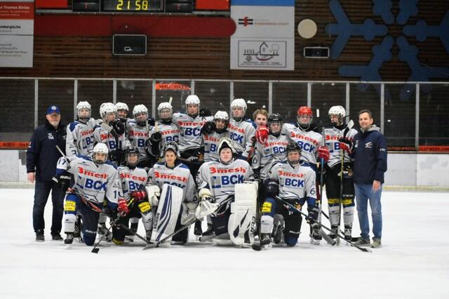 U17 der Wiehler Penguins. | Foto: Saskia Schmidt
