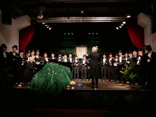 MGV Eufonia Brühl 1984 e.V. in der ersten Konzerthälfte.  | Foto: Anita Brandtstäter