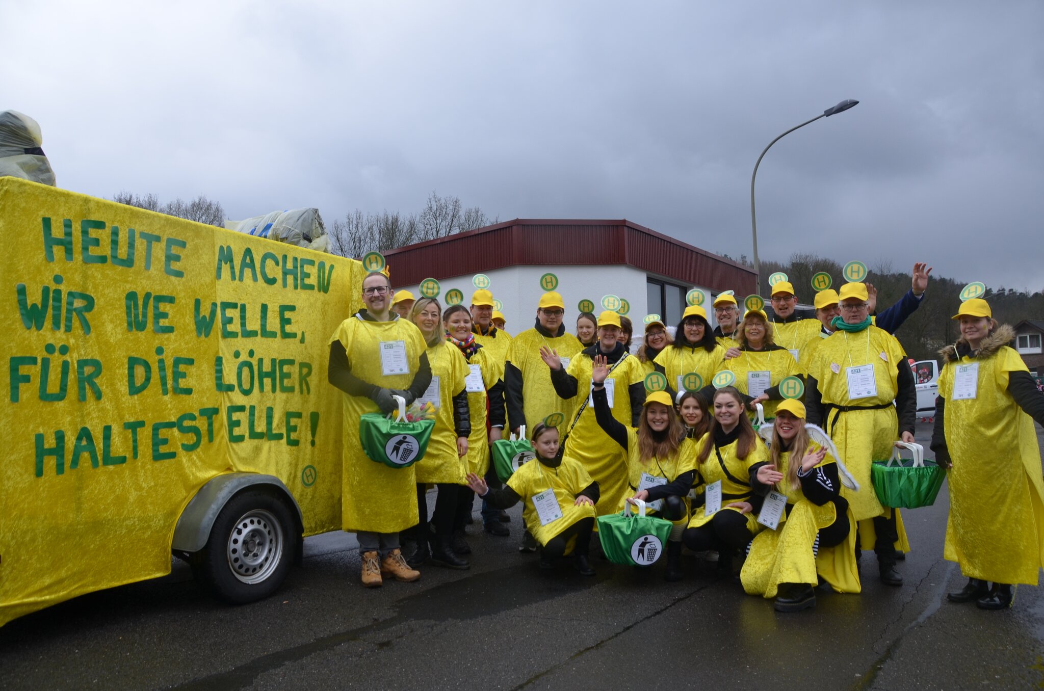 Karnevalszug in OverathImmekeppel Zoch ohne Zugleiter Overath