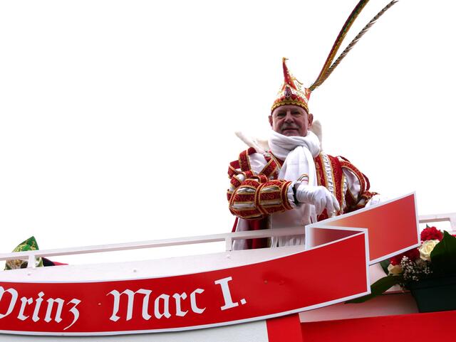 Prinz Marc I. (Müller) vom Dreigestirn der Alt-Gemeinde Rodenkirchen.  | Foto: Anita Brandtstäter