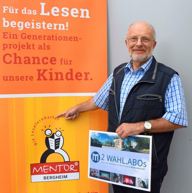 Hans-Jürgen Knabben holte die Mentor-Bewegung nach Bergheim.  | Foto: Mentor Bergheim