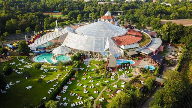 Das Aqualand verfügt auch über einen großen Außenbereich. | Foto: Aqualand