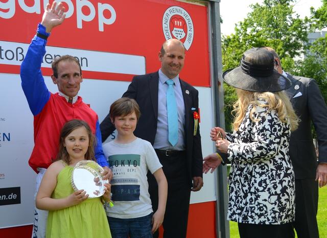 Siegerehrung im 3. Rennen | Foto: Horst Nauen