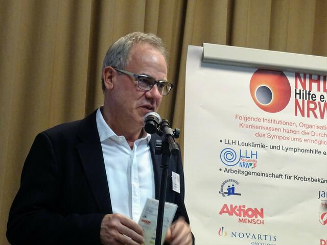 Dr. med. Dr. rer. nat. Heinz Albert Dürk, Chefarzt Hämatologie &amp; Onkologie, St. Barbara Klinik Hamm
Wissenschaftliche Leitung Symposium | Foto: Bildrechte: Stefania Herod