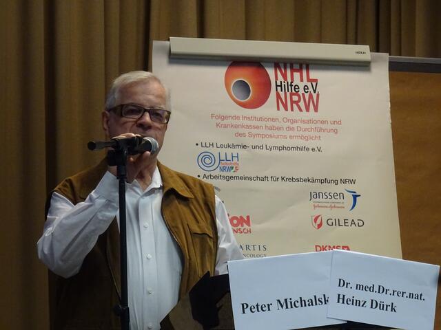 Dr. Manfred Wienand, Ehrenvorsitzender NHL | Foto: Bildrechte: Stefania Herod