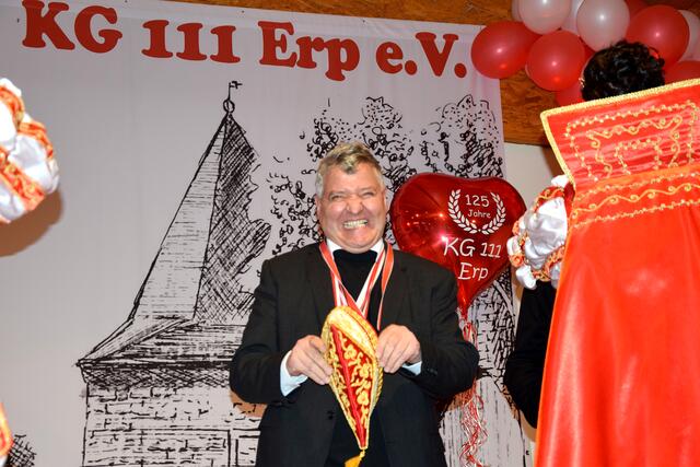 Auch Pastor Kippels erhielt als einer der Ehrengäste den Jubiläumsorden.