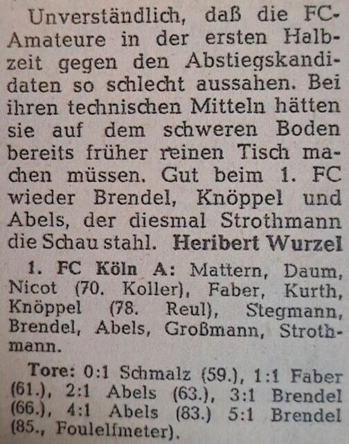 Foto: Fotos von Werner Kilian mit freundlicher Genehmigung der SpVg. Porz, RSV Urbach, Dieter Hennes und Medienmitarbeiter