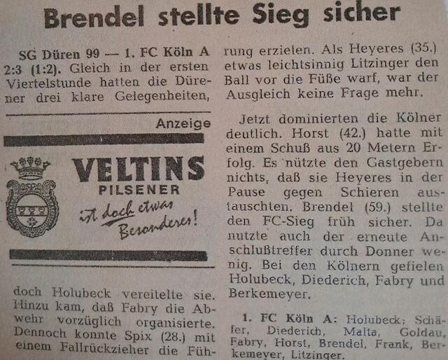 Foto: Fotos von Werner Kilian mit freundlicher Genehmigung der SpVg. Porz, RSV Urbach, Dieter Hennes und Medienmitarbeiter