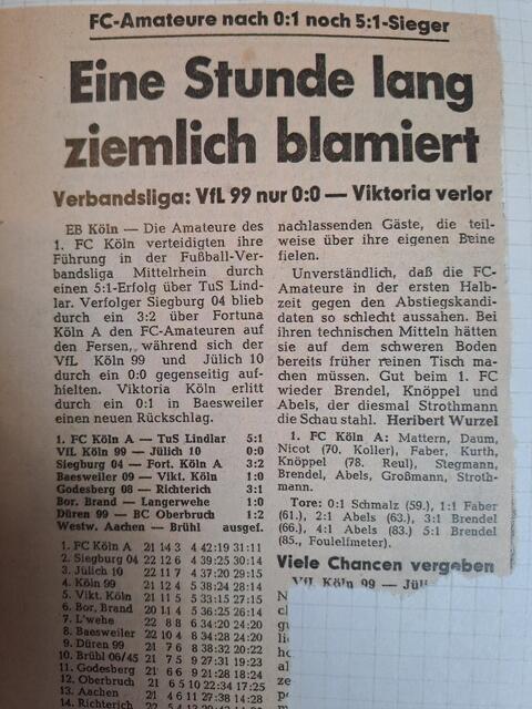 Foto: Fotos von Werner Kilian mit freundlicher Genehmigung der SpVg. Porz, RSV Urbach, Dieter Hennes und Medienmitarbeiter