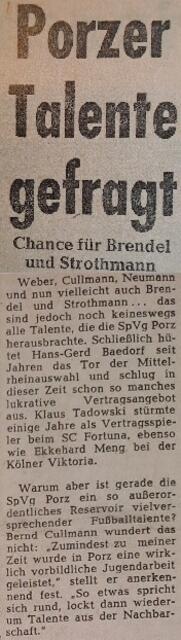 Foto: Fotos von Werner Kilian mit freundlicher Genehmigung der SpVg. Porz, RSV Urbach, Dieter Hennes und Medienmitarbeiter