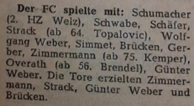 Foto: Fotos von Werner Kilian mit freundlicher Genehmigung der SpVg. Porz, RSV Urbach, Dieter Hennes und Medienmitarbeiter