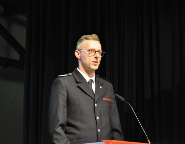 Der künftige Kreisbrandmeister Julian Seeger | Foto: Wilfried Storb