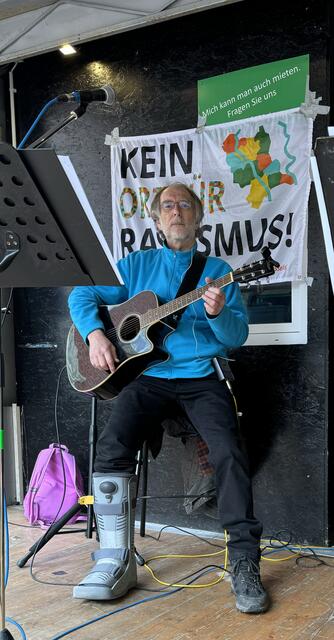 Johannes Fehn von der Band „Jungs us em Leeve“. | Foto: Blatt-Gold
