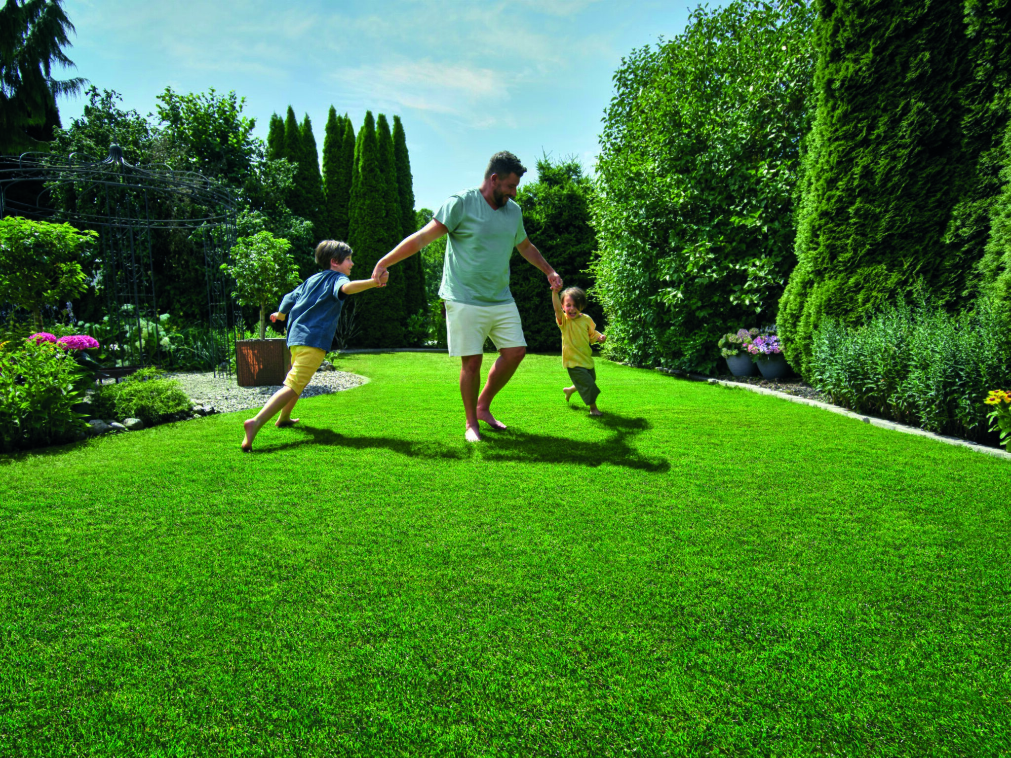 EasyMow Langsam Wachsender Grassamen | 1kg Für 50m² | Perfekt Für Mähroboter