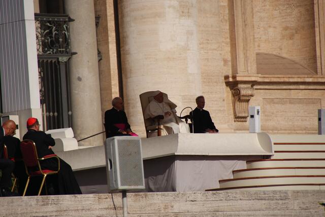 Papstaudienz  | Foto: Bildrechte: Michael Enders