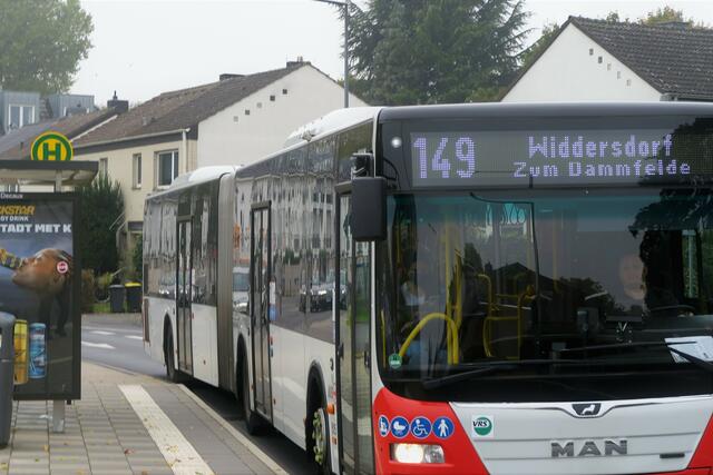 Künftig von Widdersdorf bis zum Bahnhof Süd? Der Streckenverlauf der Linie 149 wird möglicherweise kräftig verlängert. | Foto: Hermans
