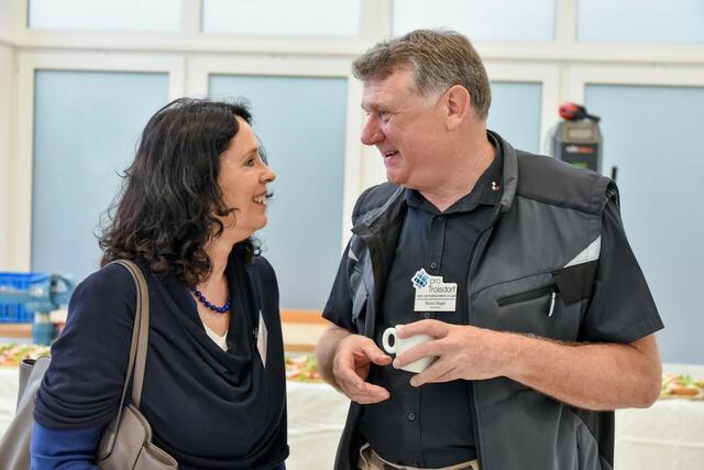 Bundestagsabgeordnete Elisabeth Winkelmeier-Becker und pro Troisdorf-Vorstandsmitglied Heinz Nagel. | Foto: S.E.A. Datentechnik