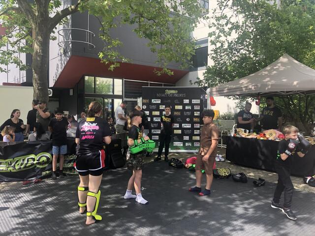 Eines der zahlreichen sportlichen "Ausprobierangebote" beim Stadtfest: Der Verein "Mekibo". | Foto: Montserrat Manke