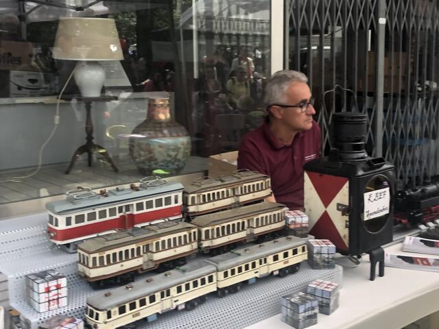 Die Köln-Bonner-Eisenbahnfreunde waren ebenfalls beim Stadtfest mit dabei. | Foto: Montserrat Manke