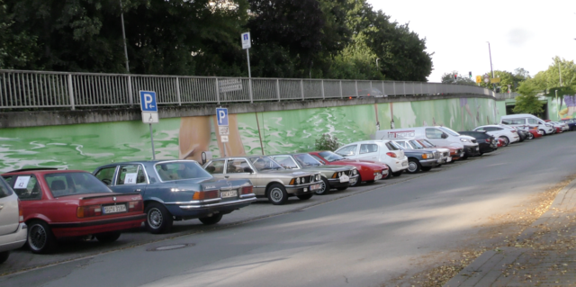 Parkplatz vor der alten Drahtzieherei | Foto: Wilfried Storb