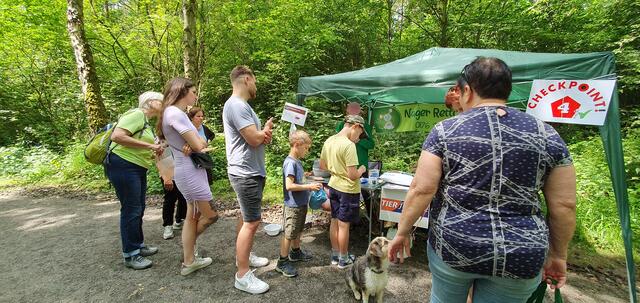 "Anlauf" an Checkpoint 4, Nager Rettung Köln | Foto: Heinz Könen