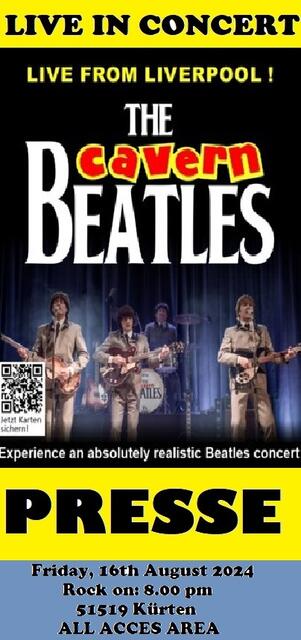Foto: Alle Fotos by Werner Kilian und mit freundlicher Genehmigung von THE CAVERN BEATLES, Konzertagentur Paulis und Gut Hungenbach