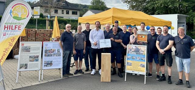 Sammeltermin für die Ukraine in Dürscheid. Foto: Ulrich Gürster