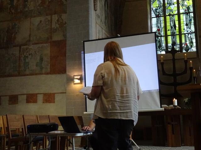 Kirchenmusik Vorbereitung | Foto: Bildrechte: Stefania Herod