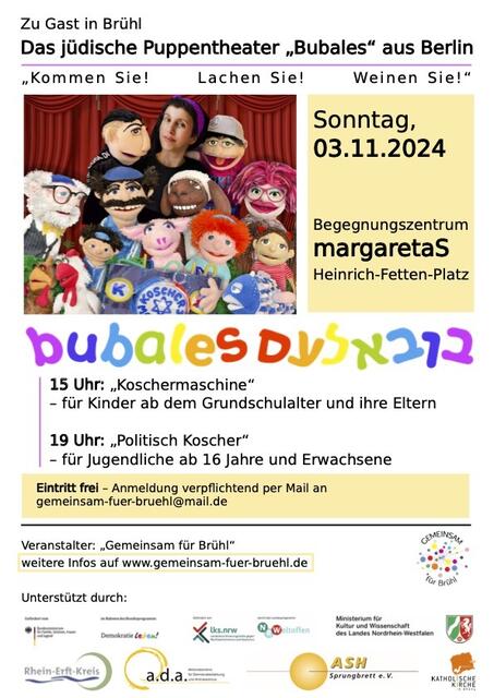 Foto: Jüdisches Puppentheater Bubales