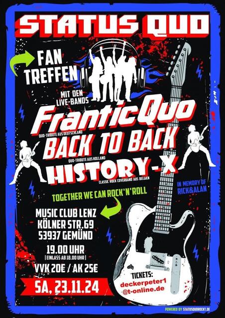 Foto: Fotos mit freundlicher Genehmigung der Bands