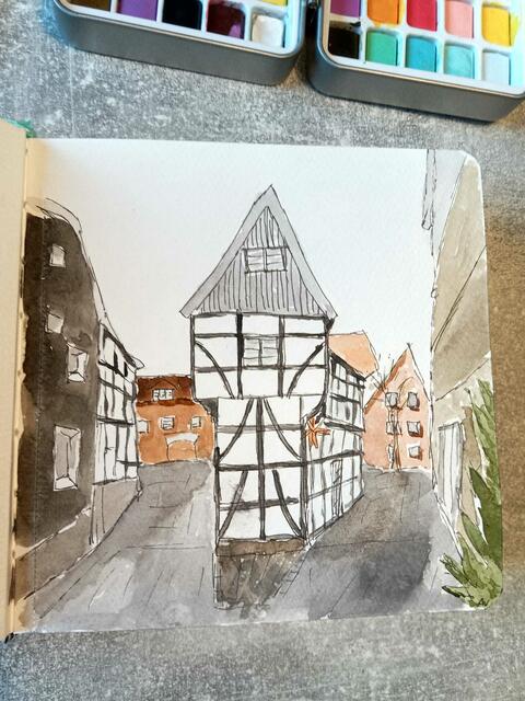 Zeichnung von Sängerin Alexandra Voge | Foto: privat