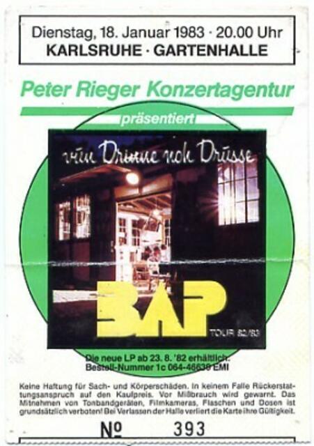 Foto: Fotos mit freundlicher Genehmigung und Dank an BAP und Semmel Concerts