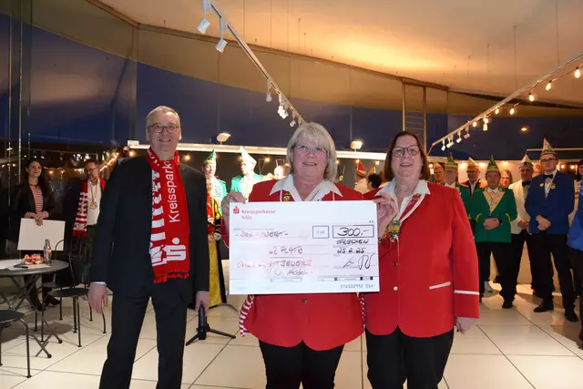 Freude bei der KG Rot-Weiß Habbelrath. | Foto: Lars Kindermann